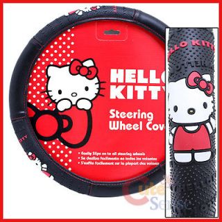 Hello Kitty Auto Steering Wheel Cover Accessory Stan d