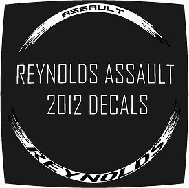 2012 REYNOLDS ASSAULT 700C STYLE WHEEL DECALS STICKER KIT