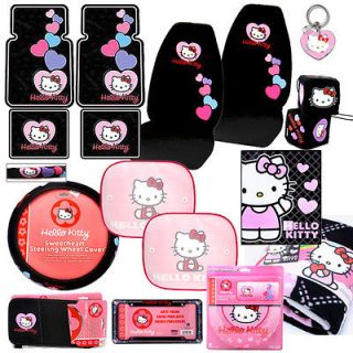 Hello Kitty Car Seat Covers Auto Accessories Set  15PC