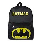 Black Batman Backpack Kid School Bag New Bookbag
