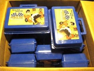 NEW Vintage PINEWOOD DERBY KITS AND CARRY CASES 1 box of 12 kits in