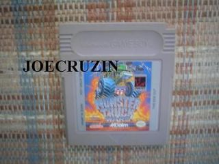 NINTENDO GAMEBOY MONSTER TRUCK WARS 1990 GAME BOY COLOR GBA GB ALSO