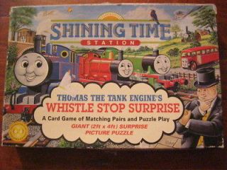 Thomas The Tank Engines Whistle Stop Surprise Tank Puzzle Memory Game