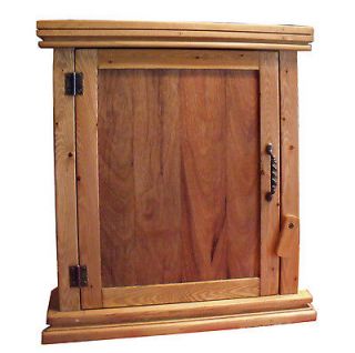 Handcrafted Custom Pine Wood & Salvaged Hickory Door Panel Wall Mount