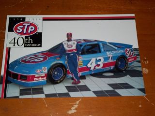 43 Wally Dallenbach Jr STP racing postcard