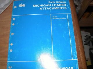 Michigan Loader Attachments Parts Catalog