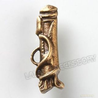 20x Antique Bronze Charms Golf Bag Pendant Fit Necklaces Bracelets