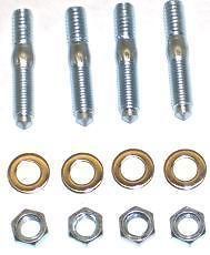 Carb Stud Kit 1 5/8 precision machined bullet nose SET OF (4) 5/16