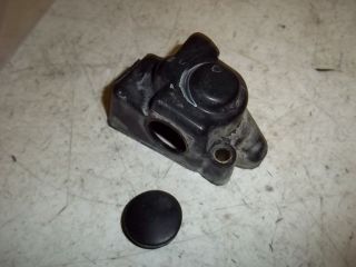 1987 YAMAHA BW80 OIL INJECTION PUMP COVER GUARD & RUBBER ACCESS PLUG
