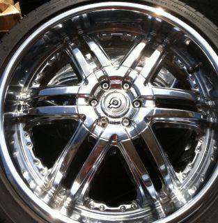 20 inch Dropstar Rims and Semi Good Tires