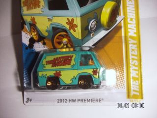 Hot Wheels 2012 HW Premiere The Mystery Machine Scooby Doo