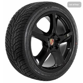 20 inch Porsche 2010 Cayenne s GTS Techno Black Wheels Rims and Tires