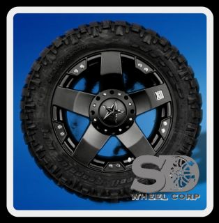 20 Wheels Rims XD Rockstar Matte Black with 305 55 20 Nitto Trail