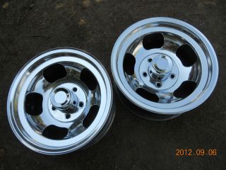 Just Polished 15x8 5 Slot Mag Wheels Chevy Truck Van Mags Gasser Indy
