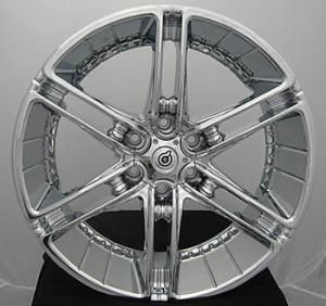 24 inch Chrome Wheels Rims Dropstar DS05 6x135 F 150