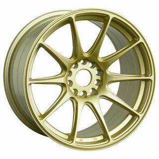 17 XXR 527 Gold Rims Wheels 17x9 75 25 5x100