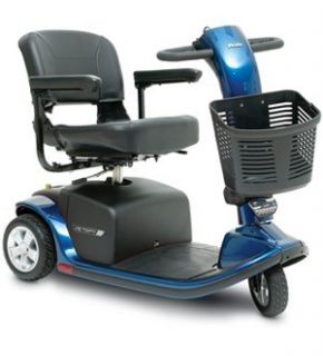 Pride Victory 9 Electric Mobility 3 Wheel Scooter Blue