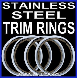 Steel Wheel Trim Rings Beauty Rims Glamour Ring Rim Bands