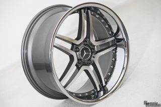  RS Wheels Rims Mercedes S550 CL550 w Continental 245 30 22 295 25 22