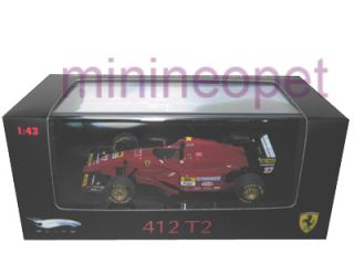 Hot Wheels Elite Ferrari F1 412 T2 27 1 43 Diecast Red