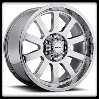 OFFROAD M86 CHROME RIMS TOYO LT285 55 20 OPEN COUNTRY AT WHEELS TIRES