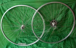 Bicycle Rims Wheel Set Road Touring Bike 700c PX 45 Alum Wheels