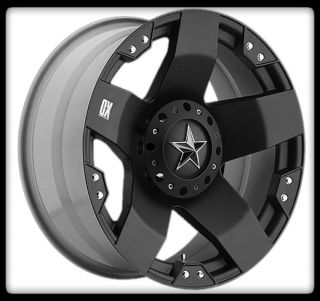 Rockstar XD775 Black Rims Nitto 265 70 17 Terra Grappler Wheels