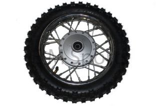 Dirt Pit Bike 10 Front Wheel Rim Tire Combo 2 5 x 10 Coolster Parts