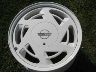  as Nos Anniversary Corvette White Wheels 17x9 5 OEM GM Rims Warranty
