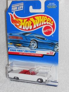 Hot Wheels 2000 First Editions 3 36 1964 Lincoln Continental 063