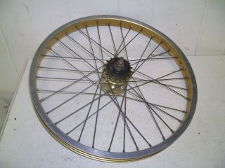  School BMX Bicycle Ukai 20 x 1 75 Rear Wheel Rim Fixed Gear 36 spoke