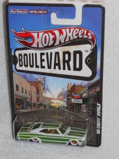 Hot Wheels 2012 Boulevard Series Big Hits 65 Chevy Impala White Green