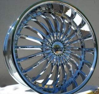 18 inch Golden Wheel 190 Chrome Wheels Rims 5x100 38