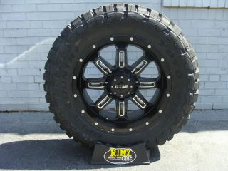 18 Gear Alloy 725MB Wheels 35x12 50R18 35 Toyo Open Country MT Tires