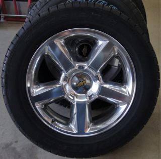  Silverado Tahoe Suburban Avalanche LTZ 20 Polished Wheels Rims Tires