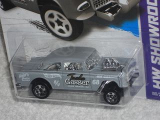 Hot Wheels New For 2013 Casting   HW Showroom 55 Chevy Bel Air Gasser