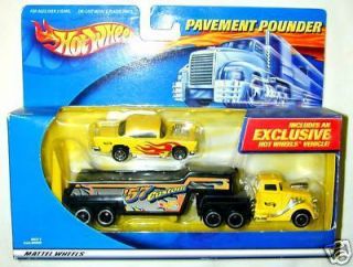Hot Wheels Pavement Pounder Power Transporter 57 Chevy