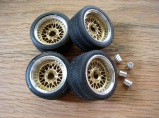18 Ferrari 512 BBI F40 BBS Metal Wheels Tires Kyosho Hotwheels Mattel