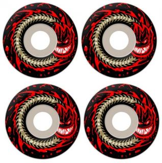 Spitfire Skateboard Wheels 51mm Psychoswirl Black Red