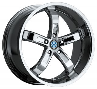 18x9 5 Beyern Five Chrome Wheel Rim s 5x120 5 120 18 9 5 BMW