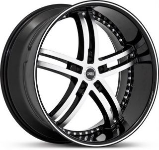 22 inch Status Knight Staggered Rims 5x4 5 5x114 3