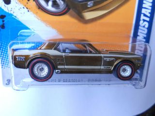 Hot Wheels 2012 Super Treasure Hunt 67 Ford Mustang Coupe