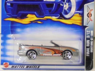 2003 Hot Wheels Final Run Series Mustang GT 1996 1 64 Scale NIP 3 12