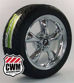 Chrome Wheels Rims Federal Tires for Chevy El Camino 66 81