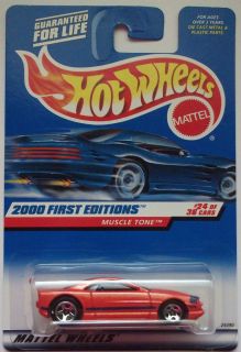 2000 Hot Wheels First Edition Muscle Tone 24 36 Blue Interior