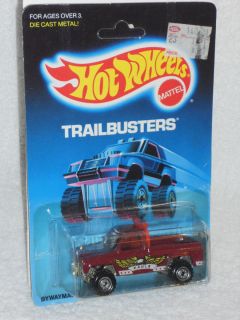 Hot Wheels 1989 Trailbusters Release #1518 Bywayman   Maroon w/ Eagle