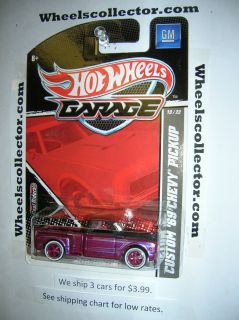 Custom 69 Chevy Pickup 2011 Garage Hot Wheels RARE J Case Release