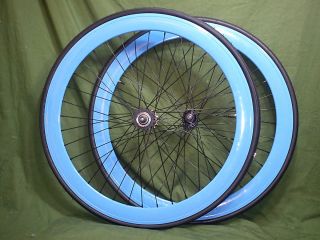 Bicycle Wheels Single Speed Fixed Gear Track wheelset Cog Freewheel