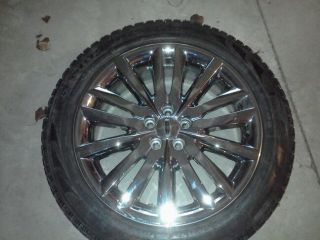 20 Chrome Clad Lincoln MKX Wheels and Tires 80 90 Tread