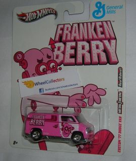 77 Dodge Van Franken Berry Nostalgia General Mills Hot Wheels 2011